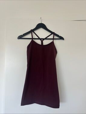 Lululemon Burgundy Racerback Top